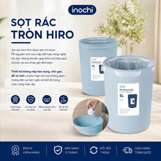 Sọt rác Inochi - Hiro 5L/10L/15L (Nhiều màu)