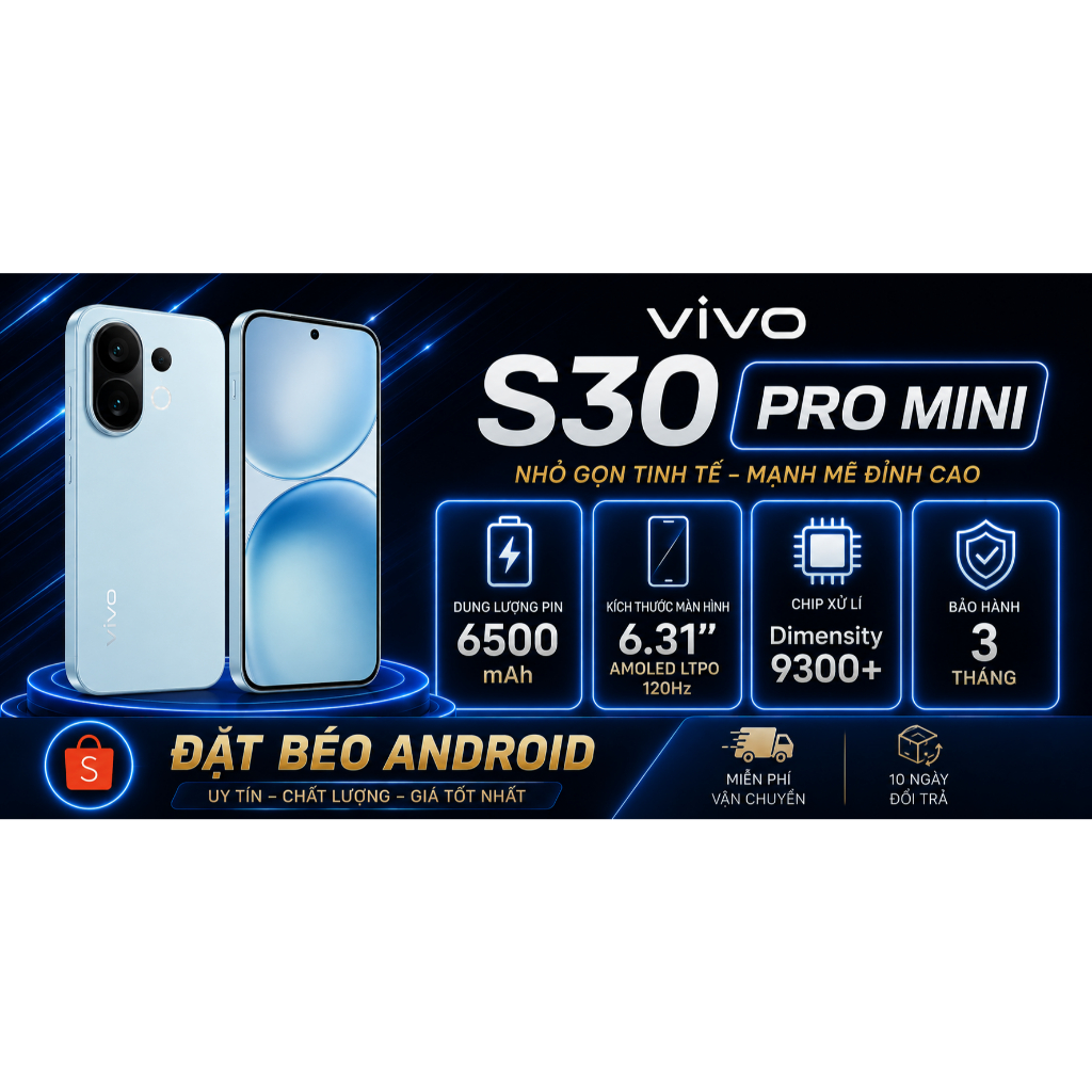 vivo S30 Pro Mini 5G 12GB/256GB Dimensity 9300+ Máy Trần Like New 99% Zin Đẹp | BigBuy360 - bigbuy360.vn