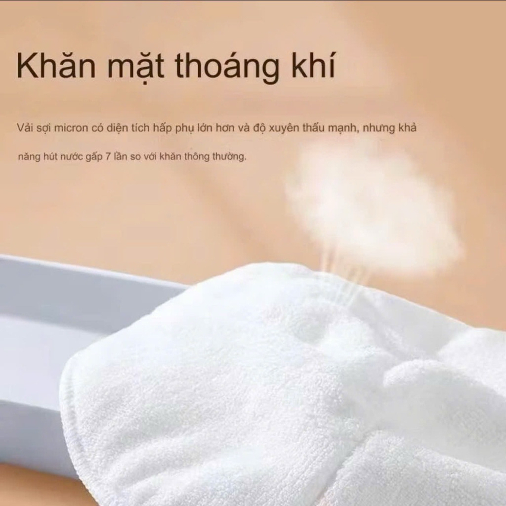 Khăn mặt nạ xông hơi, chườm nóng, lạnh, ủ ấm, 2 lớp chăm sóc da mặt spa có thể tái sử dụng