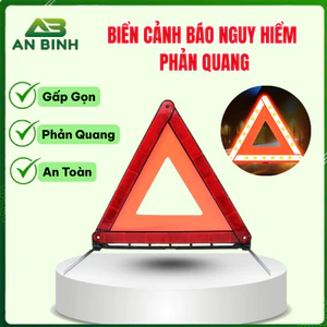 Biển Cảnh Báo Nguy Hiểm Ô Tô, Biển Tam Giác Cảnh Báo Ô Tô Gấp Gọn Phản Quang