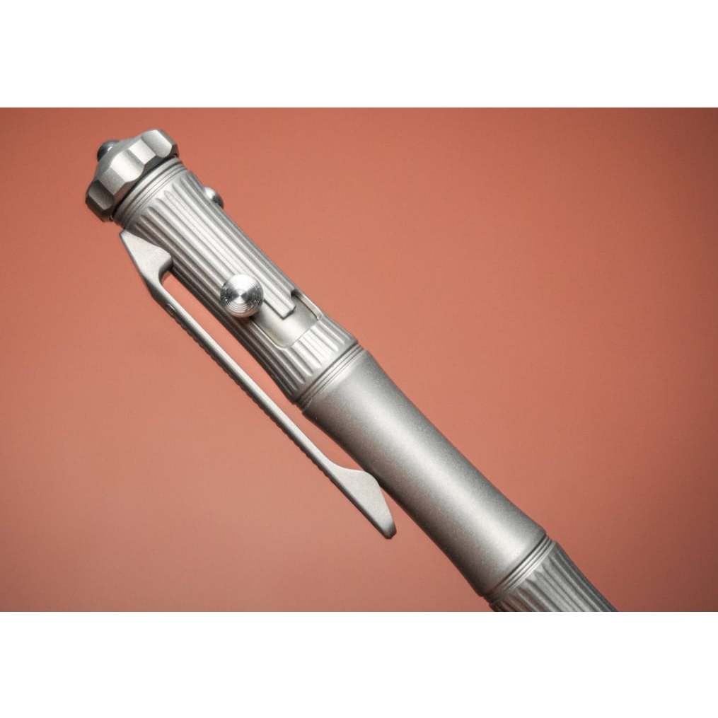 BÚT TITANIUM TACRAY TR-TAC1901 SAND BLASTED(ĐẦU CON QUAY - MÀU GHI XÁM)
