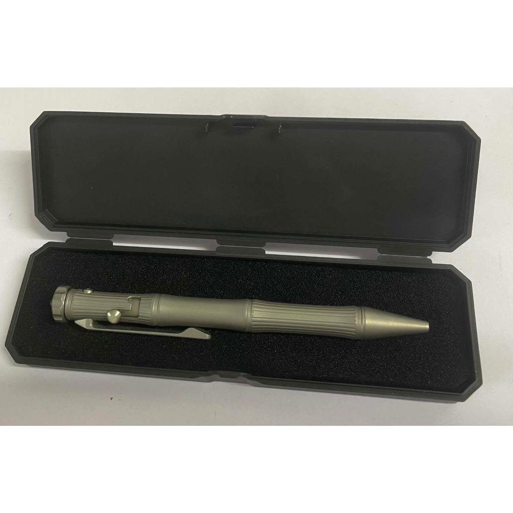BÚT TITANIUM TACRAY TR-TAC1901 SAND BLASTED(ĐẦU CON QUAY - MÀU GHI XÁM)
