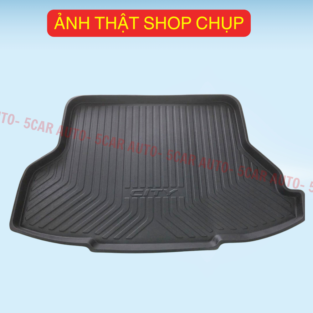 LÓT CỐP xe Honda City 2015 - Nay, nhựa dẻo siêu đẹp, siêu bền, chống thấm nước, không mùi, vừa khít xe