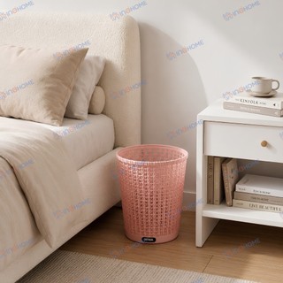 Sọt Đan Tròn Đa Năng HIWA Nhựa Cao Cấp Đựng Quần Áo, Đồ Chơi 3 Size Nhỏ Trung Lớn, Tay Cầm Chắc Chắn Chịu Lực Tốt