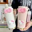 Ly cốc giữ nhiệt Hello Kitty 500ml inox 316 có quai xách đáng yêu MUN STORE BNGNKI148