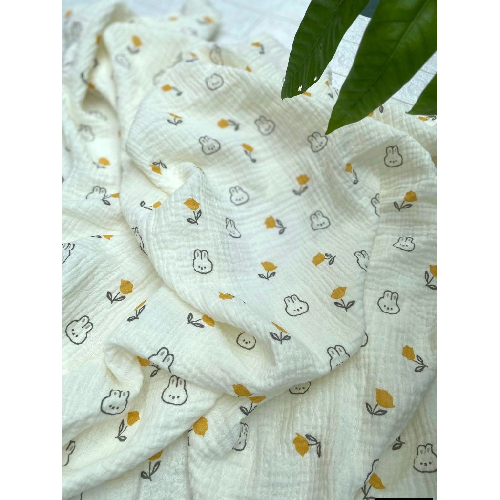 Khăn Tắm Xô Muslin 4 Lớp Cho Bé An Nhi Baby (70x100cm) - Siêu Mềm Mại, Thấm Hút Tốt