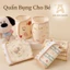 Đai Quấn Bụng Cho Bé AN NHI BABY, Băng Rốn Gạc Cotton Muslin Giữ Ấm Bụng Chống Giật Mình Cho Em bé