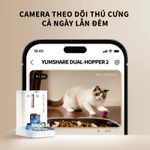 [GEMINI 2] Máy ăn tự động cho chó mèo PETKIT Yumshare Dual-Hopper có app, camera, 2 ngăn 5 lít — ảnh 2