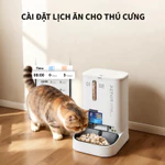 [GEMINI 2] Máy ăn tự động cho chó mèo PETKIT Yumshare Dual-Hopper có app, camera, 2 ngăn 5 lít — ảnh 7