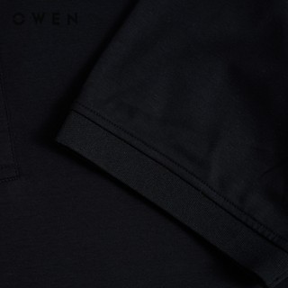 Owen - Áo polo Body Fit APV262067 màu Đen chất liệu Cotton Amonia