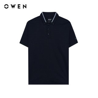 Owen - Áo polo Body Fit APV262067 màu Đen chất liệu Cotton Amonia