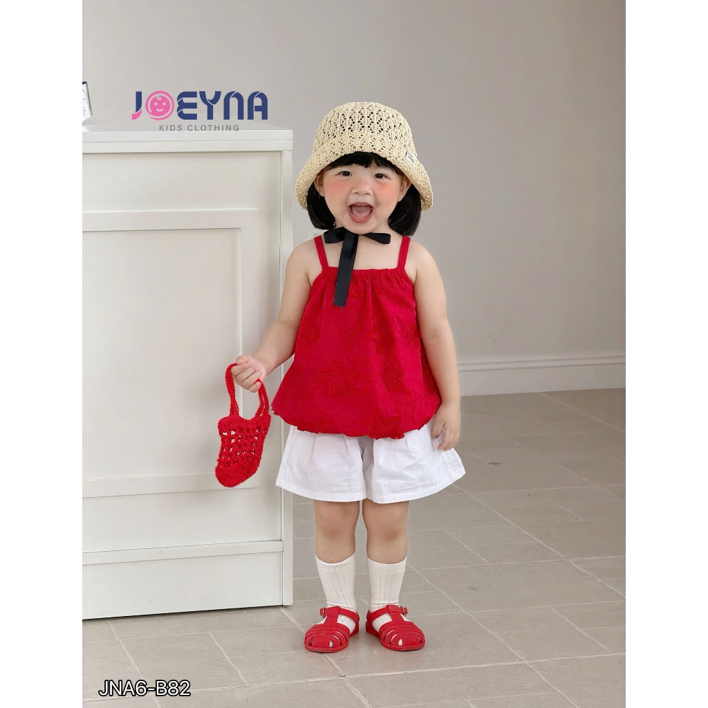 Set bộ 2 dây Joeyna B82 ngôi sao đỏ cho bé 8-24kg
