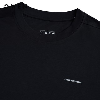 Owen - Áo T-shirt Regular Fit TSN260130 màu Đen chất liệu Cotton Amonia