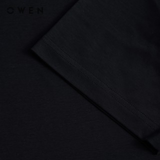 Owen - Áo T-shirt Regular Fit TSN260130 màu Đen chất liệu Cotton Amonia