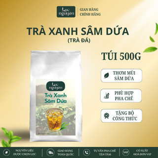 Trà Sâm Dứa Lục Nguyên,Trà Xanh Sâm Dứa Pha Chế Chuyên Dụng Cho Quán Cafe,Trà Giải Khát Thơm Ngon