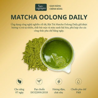 Bột Matcha Olong Daily Lục Nguyên 100g Chuyên Dụng Pha Chế Trà Sữa, Matcha Latte, Làm Kem, Làm Bánh