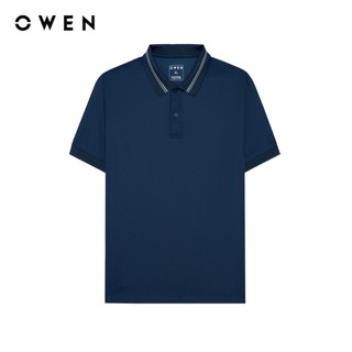 Owen - Áo polo Body Fit APV262056 màu Xanh đậm chất liệu Nylon spandex