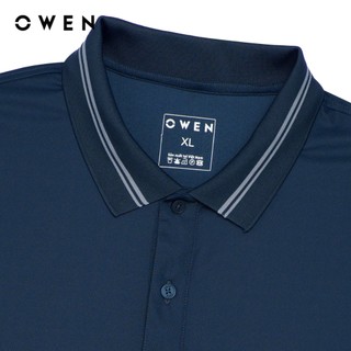 Owen - Áo polo Body Fit APV262056 màu Xanh đậm chất liệu Nylon spandex
