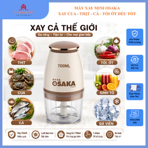 Máy Xay Osaka 700ml Đa Năng, Máy Xay Thịt, Xay Đá, Xay Rau Củ, Hoa Quả, Sinh Tố, Cối Xay Tiện Lợi