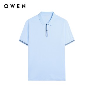 Owen - Áo polo Body Fit APV262070 màu Xanh nhạt chất liệu Cotton Amonia