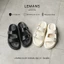 Dép Sục nam LEMANS MULE SANDAL M4&S01 - Đen và Nâu Tây, đế 2 lớp cao 5.5cm, mũ may 3 lớp da bò, Bảo hành 12 tháng