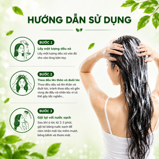 Dầu xả thảo dược Mei Mei siêu mượt: hương nhu, gừng, bồ kết 300ml
