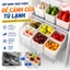 Combo 10 cái Hộp nhựa đựng thực phẩm, đồ ăn, rau củ ĐỂ CÁNH CỬA tủ lạnh đa năng tiện lợi