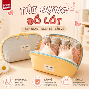 Túi Đựng Áo Lót Quần Lót Du Lịch, Hộp Đựng Nội Y Chống Thấm Có Ngăn Chia
