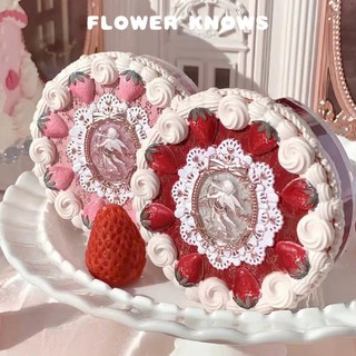 Phấn phủ nén Cuipd Flower Knows Strawberry Cupid Bền Màu Lâu Trôi Giữ Da Ráo Mịn 9,5g