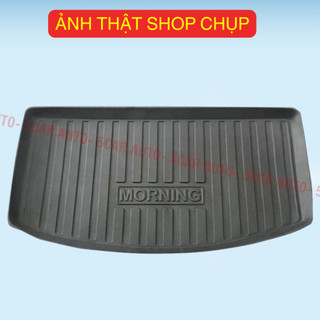 LÓT CỐP xe Kia Morning 2012 - Nay, nhựa dẻo siêu đẹp, siêu bền, chống thấm nước, không mùi, vừa khít xe