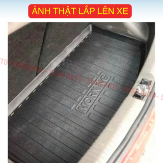 LÓT CỐP xe Kia Morning 2012 - Nay, nhựa dẻo siêu đẹp, siêu bền, chống thấm nước, không mùi, vừa khít xe