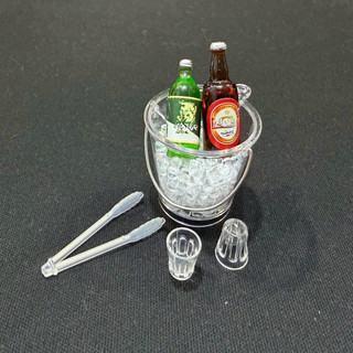 Mô hình thu nhỏ/ set Biabeer, set nước ngọt mini trang trí nhà búp bê