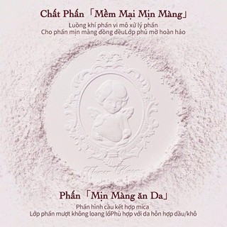 Phấn phủ nén Cuipd Flower Knows Strawberry Cupid Bền Màu Lâu Trôi Giữ Da Ráo Mịn 9,5g