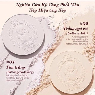 Phấn phủ nén Cuipd Flower Knows Strawberry Cupid Bền Màu Lâu Trôi Giữ Da Ráo Mịn 9,5g