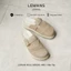 MS01.2 - Dép Sục da bò LEMANS MULE SANDAL tăng cao, đế 2 lớp cao 5.5cm, mũ may 3 lớp da bò, BH 12T