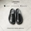 Dép Sục da bò LEMANS MULE SANDAL 3.M&S02 - Đen và Nâu Tây đế thơm 2 lớp cao 5.5cm BH 12T