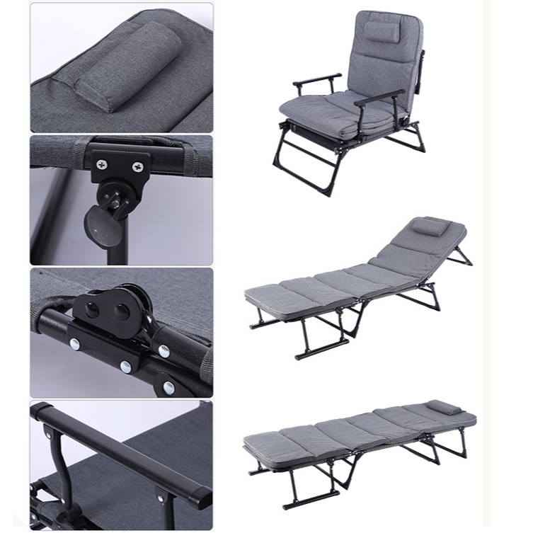 Giường xếp gấp gọn thông minh GOTEK GX-01 thiết kế đa năng kiêm ghế ngồi thư giãn khung thép carbon chắc chắn