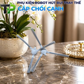 PHỤ KIỆN ROBOT HÚT BỤI CHÍNH HÃNG KUCHEN KUR 6612, KUR 2709 ( CHỔI CẠNH , LỌC , KHĂN LAU , CHỔI CHÍNH , GOM RÁC )...