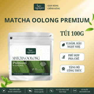 Bột Trà Olong Matcha Premium Lục Nguyên Ít Chát, Hậu Ngọt Thanh, Chuyên Pha Chế Signature (100g)