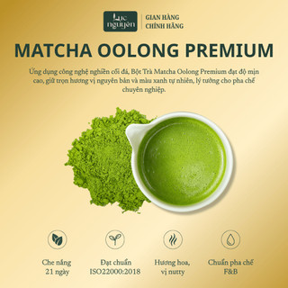 Bột Trà Olong Matcha Premium Lục Nguyên Ít Chát, Hậu Ngọt Thanh, Chuyên Pha Chế Signature (100g)