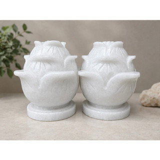 Cặp bông sen đá non nước đế tròn 18x22cm