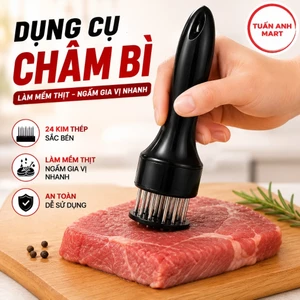 Combo 2 cái Dụng cụ châm bì, xăm bì, xâm bì, cây châm thịt, xâm thịt, làm mềm thịt, làm heo quay da giòn