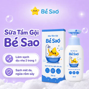 Sữa Tắm Gội Cho Bé, Làm Sạch Dịu Nhẹ, Mát Da Dưỡng Ẩm Giảm Mẩn Ngứa Rôm Sảy