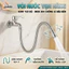 Dây nối vòi nước vạn năng, xoay 720 độ chất liệu inox 304 chống gỉ, chịu nhiệt sử dụng đa năng cho nhiều loại vòi