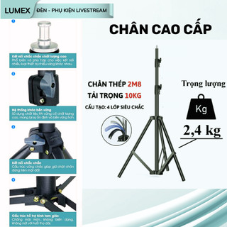 Đèn Livestream Softbox Tổ Ong 500W Kèm Chân 2m8 Cao Cấp – Gom Sáng Tạo Chiều Sâu, Quay One Shot, Chụp Ảnh Studio.
