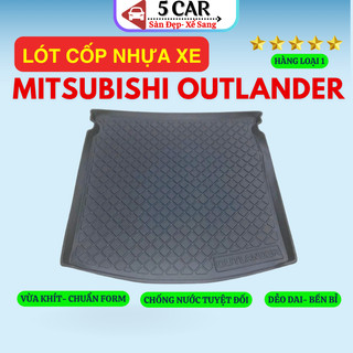 LÓT CỐP xe MITSUBISHI OUTLANDER 2016 - NAY nhựa dẻo siêu đẹp, siêu bền, chống thấm nước, không mùi, vừa khít
