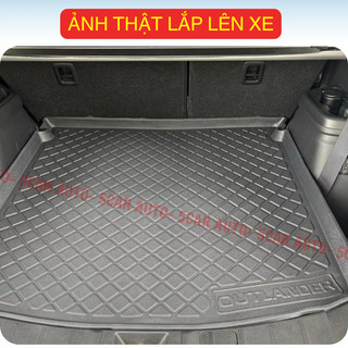 LÓT CỐP xe MITSUBISHI OUTLANDER 2016 - NAY nhựa dẻo siêu đẹp, siêu bền, chống thấm nước, không mùi, vừa khít