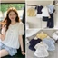 Áo Tiểu Thư Nữ Dễ Thương Tay Cộc Vải Cotton Mùa Hè, Áo Kiểu Ulzzang Đi Chơi Đi Học (B528)