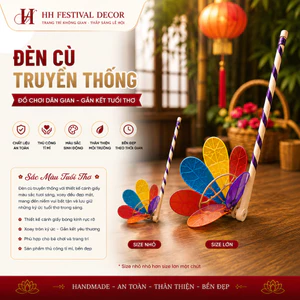 Đèn Cù Truyền Thống Tre Thủ Công Đồ Chơi Trung Thu Cổ Truyền Cho Bé Quà Tặng Đêm Hội Trăng Rằm
