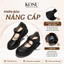 Giày da nữ cao gót siêu nhẹ, ôm chân, giầy búp bê đế xuồng KOSU K-23202 chính hãng Nhật Bản